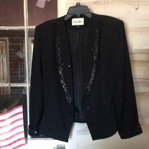 Nolan Millar black dress jacket.